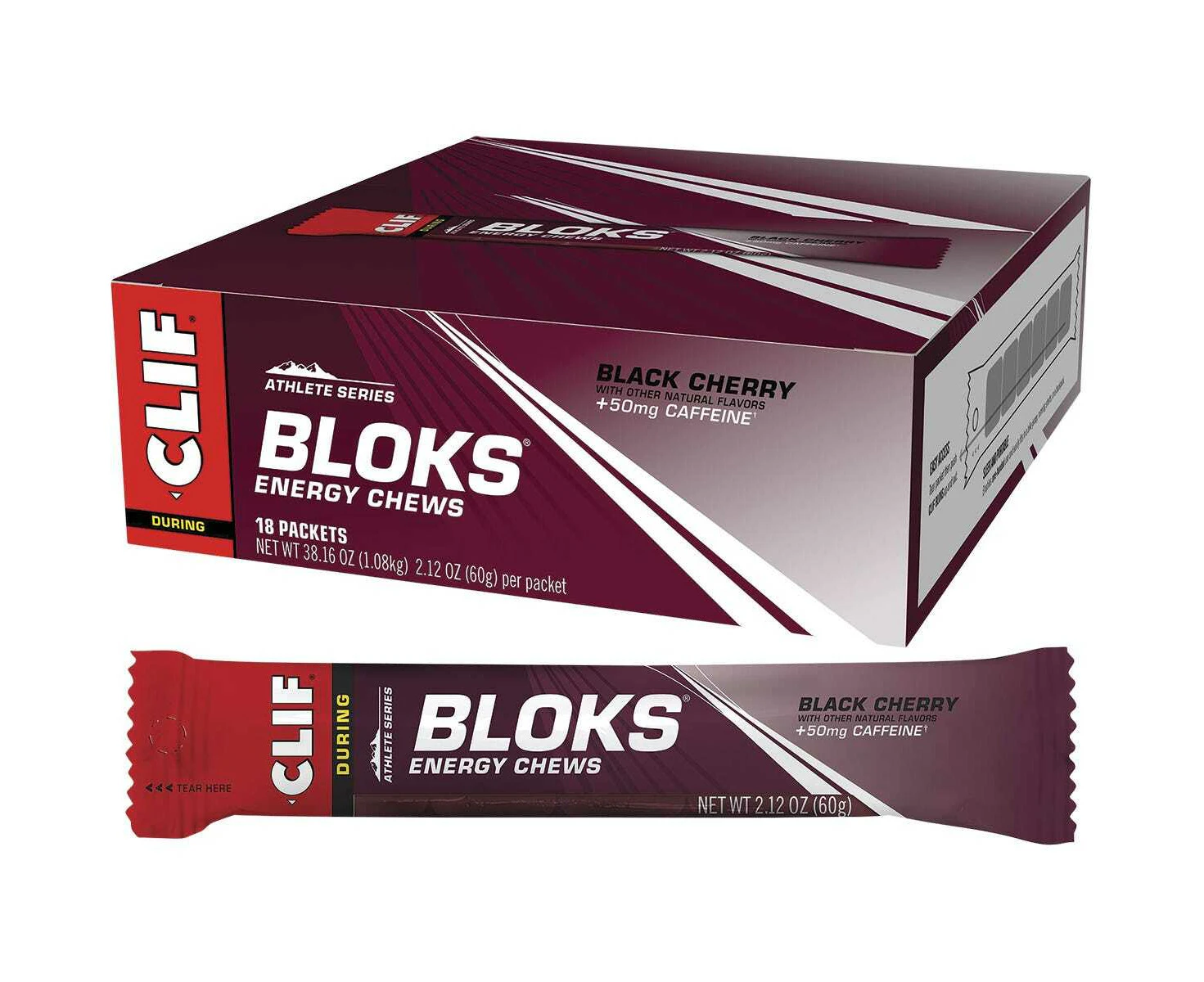 BLOKS Energy Chews - Black Cherry (18x60g)