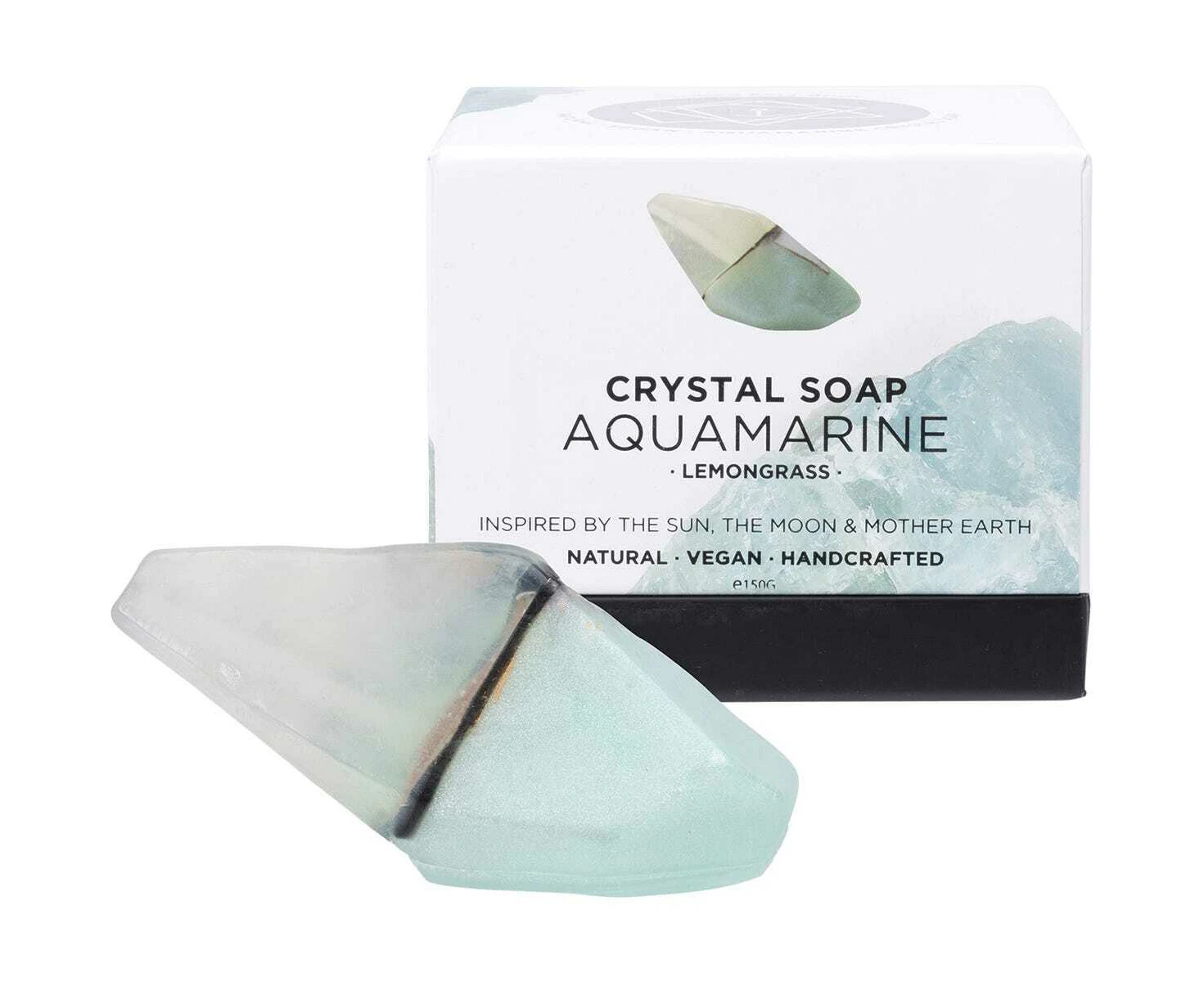 SUMMER SALT BODY Crystal Soap Aquamarine - Lemongrass 155g