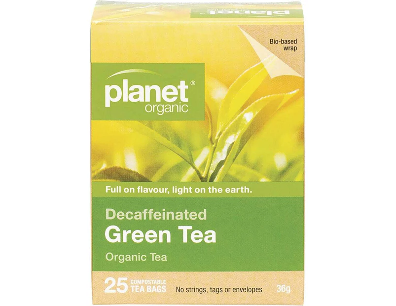 Organic Tea Bags - Green Tea (Decaf) x25