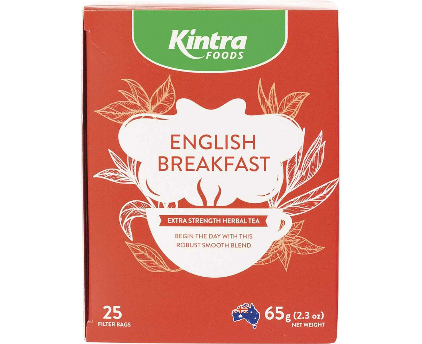 Herbal Tea Bags - English Breakfast, 25 Piece