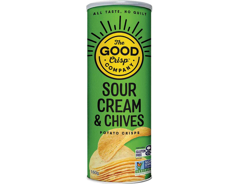 Gluten Free Potato Crisps - Sour Cream Chives (8x160g)