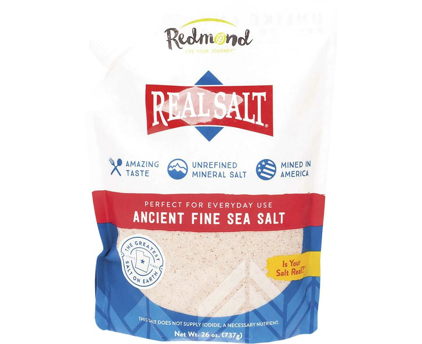 Real Salt, Ancient Fine Sea Salt - 737g