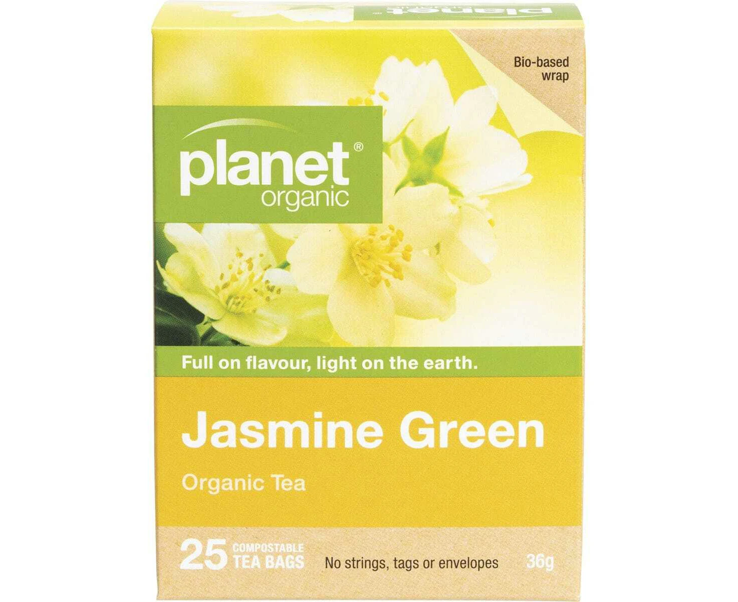 Herbal Tea Bags, 25 Pieces (Jasmine Green)