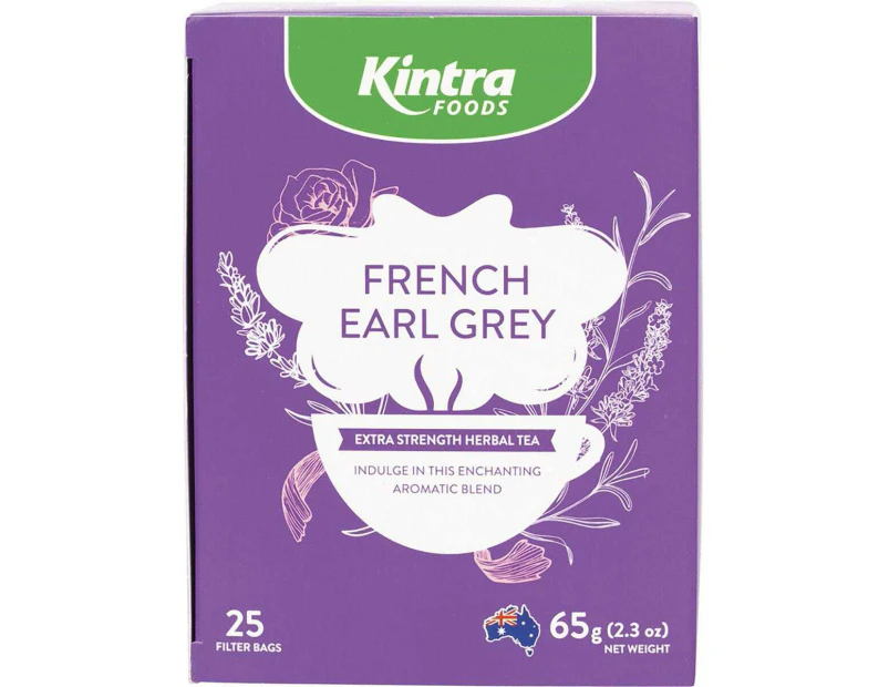 French Earl Grey Herbal Tea Bags x25