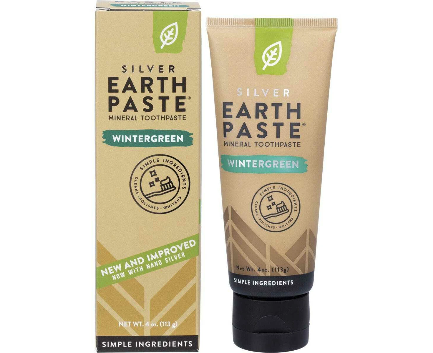 Redmond Earthpaste - Toothpaste With Silver Wintergreen - 113g