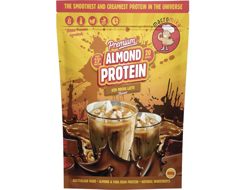 Iced Mocha Premium Almond Protein 800g