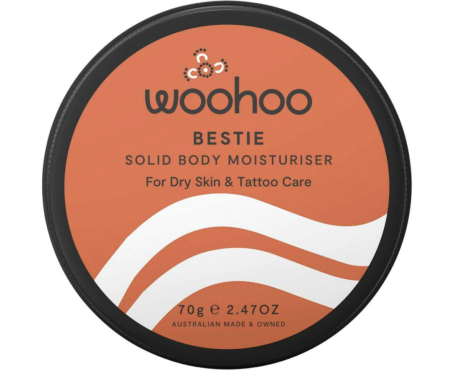 Bestie Solid Body Moisturiser For Dry Skin & Tattoo Care - 70g