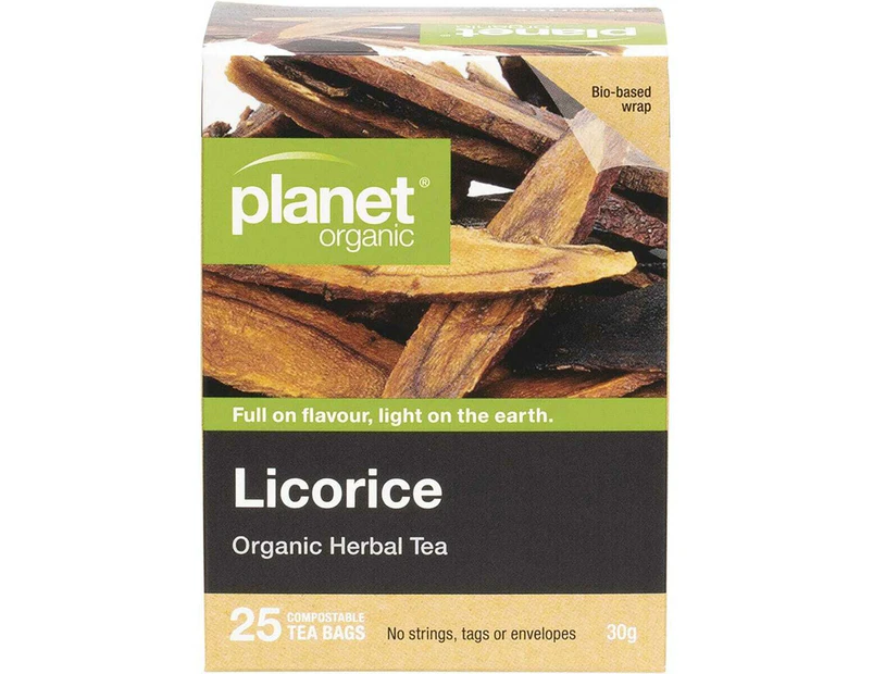 Organic Herbal Tea Bags - Licorice x25