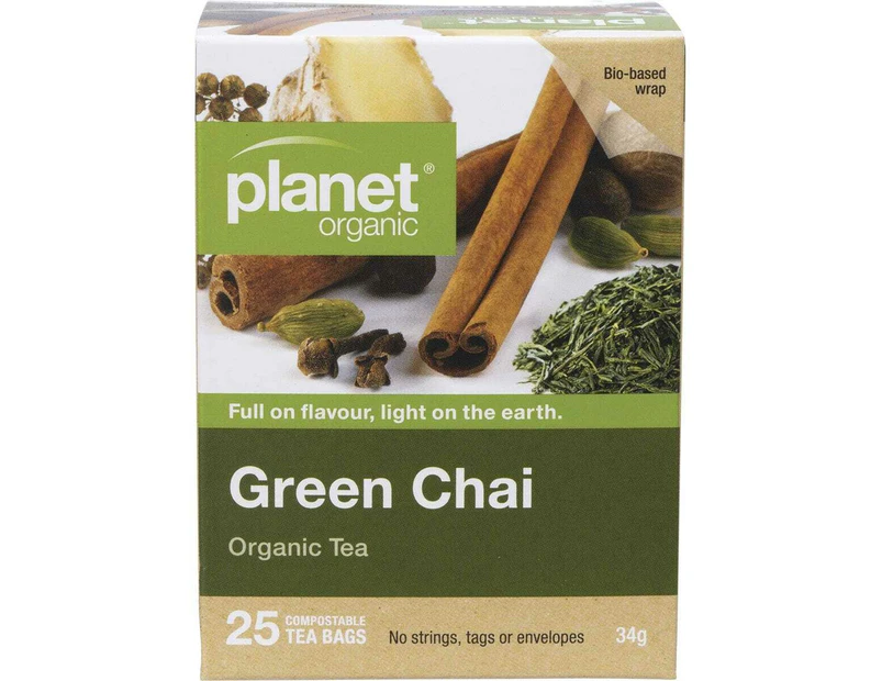 Organic Tea Bags - Green Chai x25