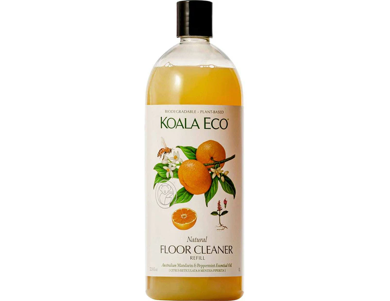 Natural Floor Cleaner (Mandarin & Peppermint) - 1L