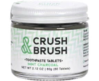 Crush & Brush Toothpaste Tablets - Mint Charcoal x80