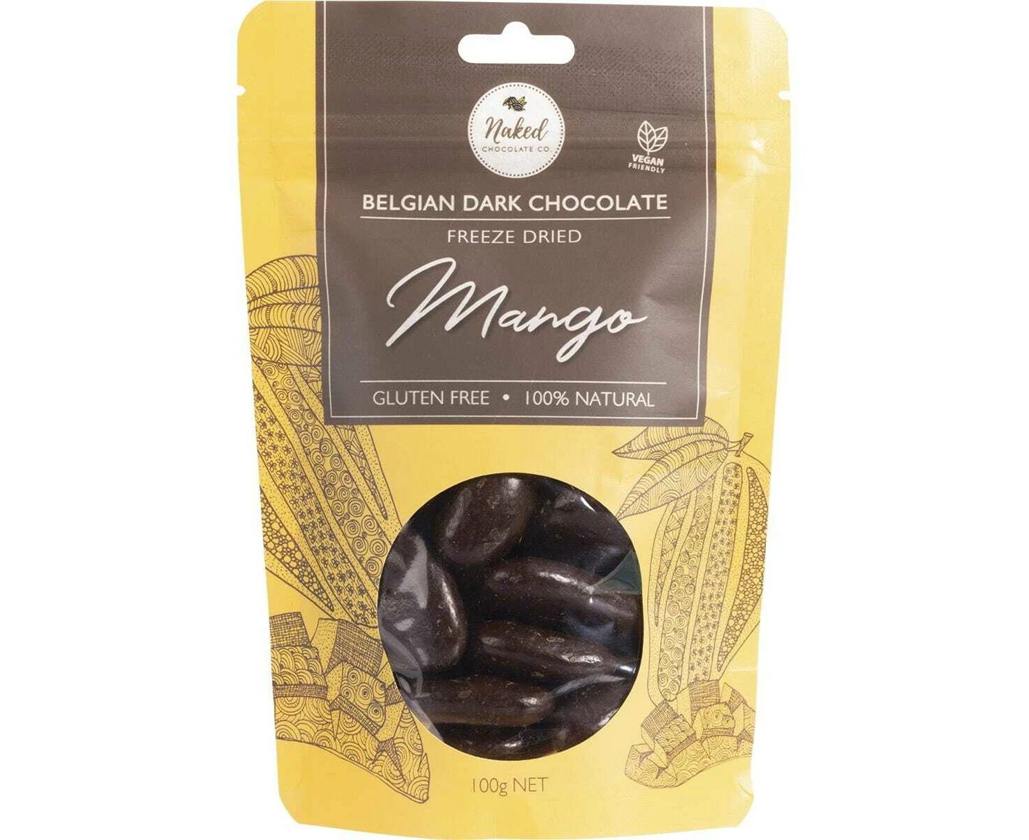 Freeze Dried Dark Chocolate (Mango) - 125g