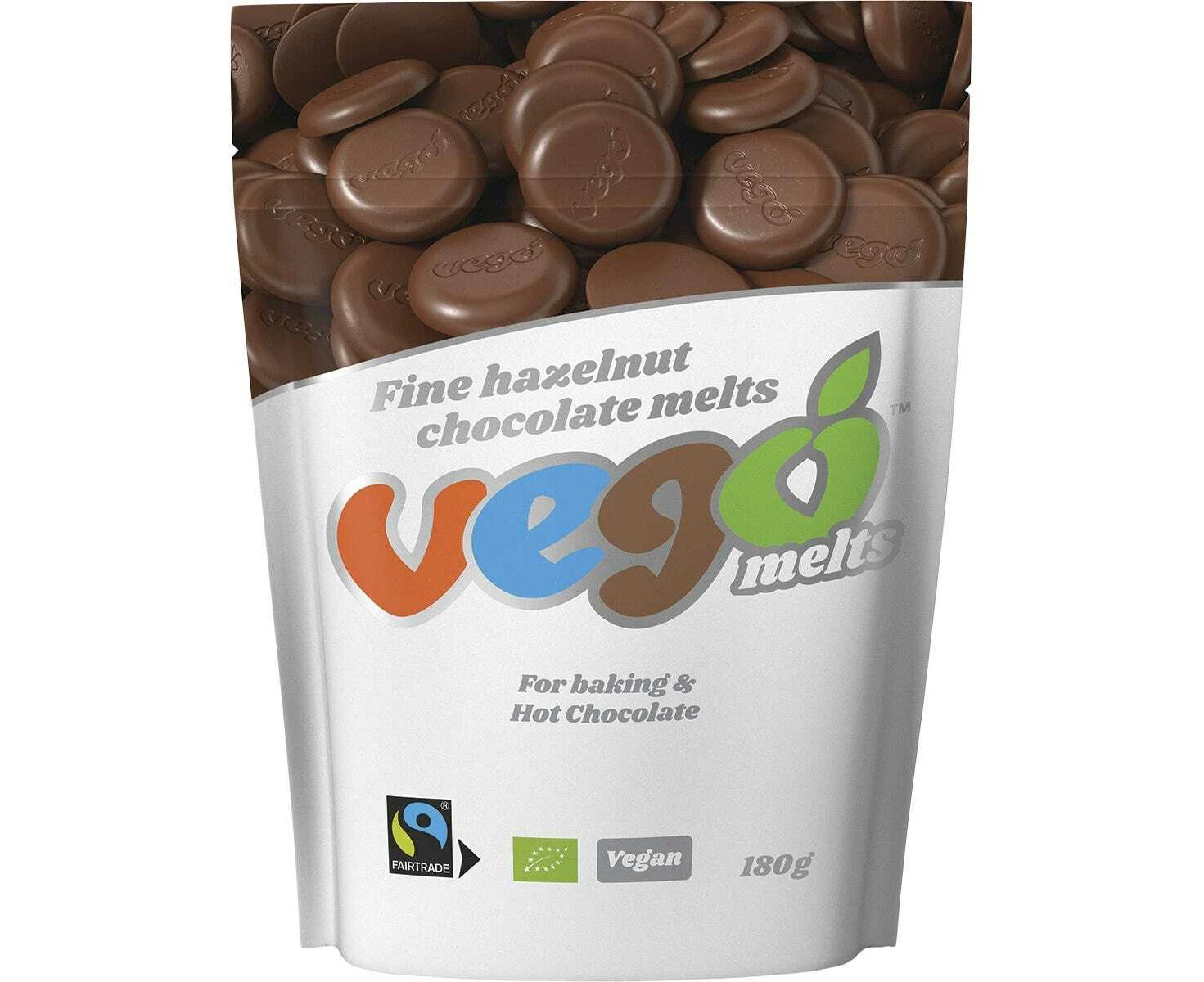 Fine Hazelnut Chocolate Melts - 180g