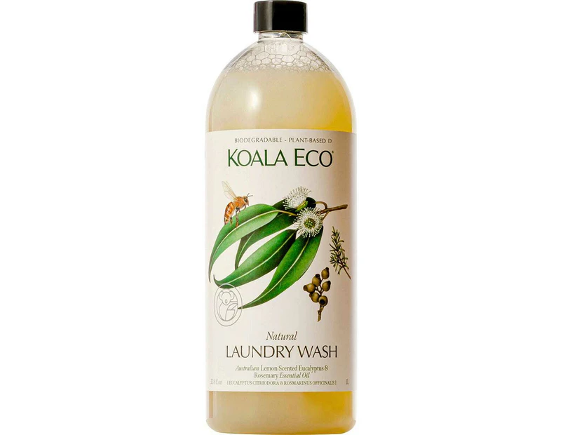 Koala Eco Laundry Wash - Lemon Scented Eucalyptus & Rosemary Essential Oil - Koala Eco