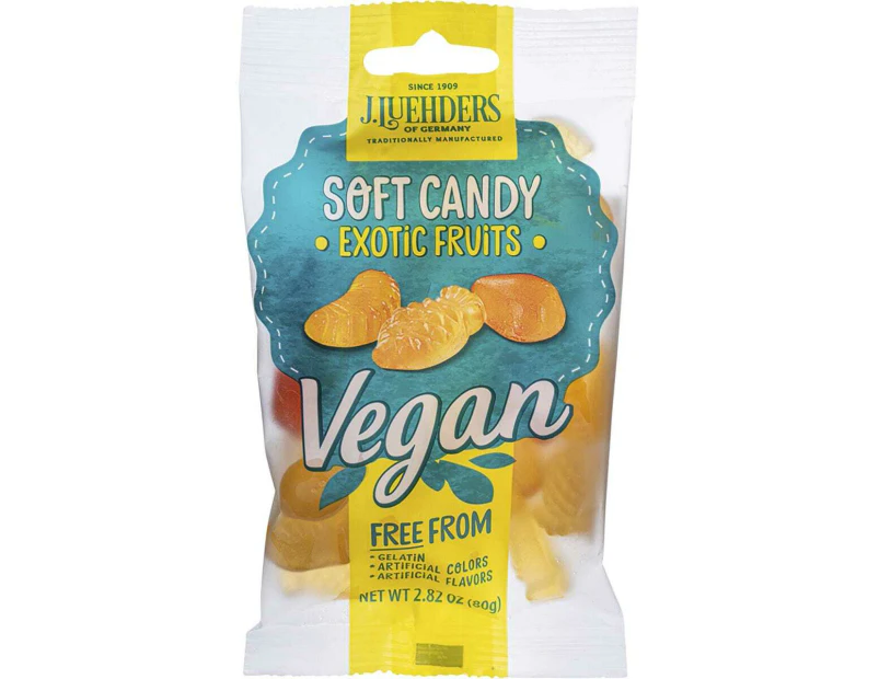 Soft Vegan Candy - Exotic Fruits (10x80g)