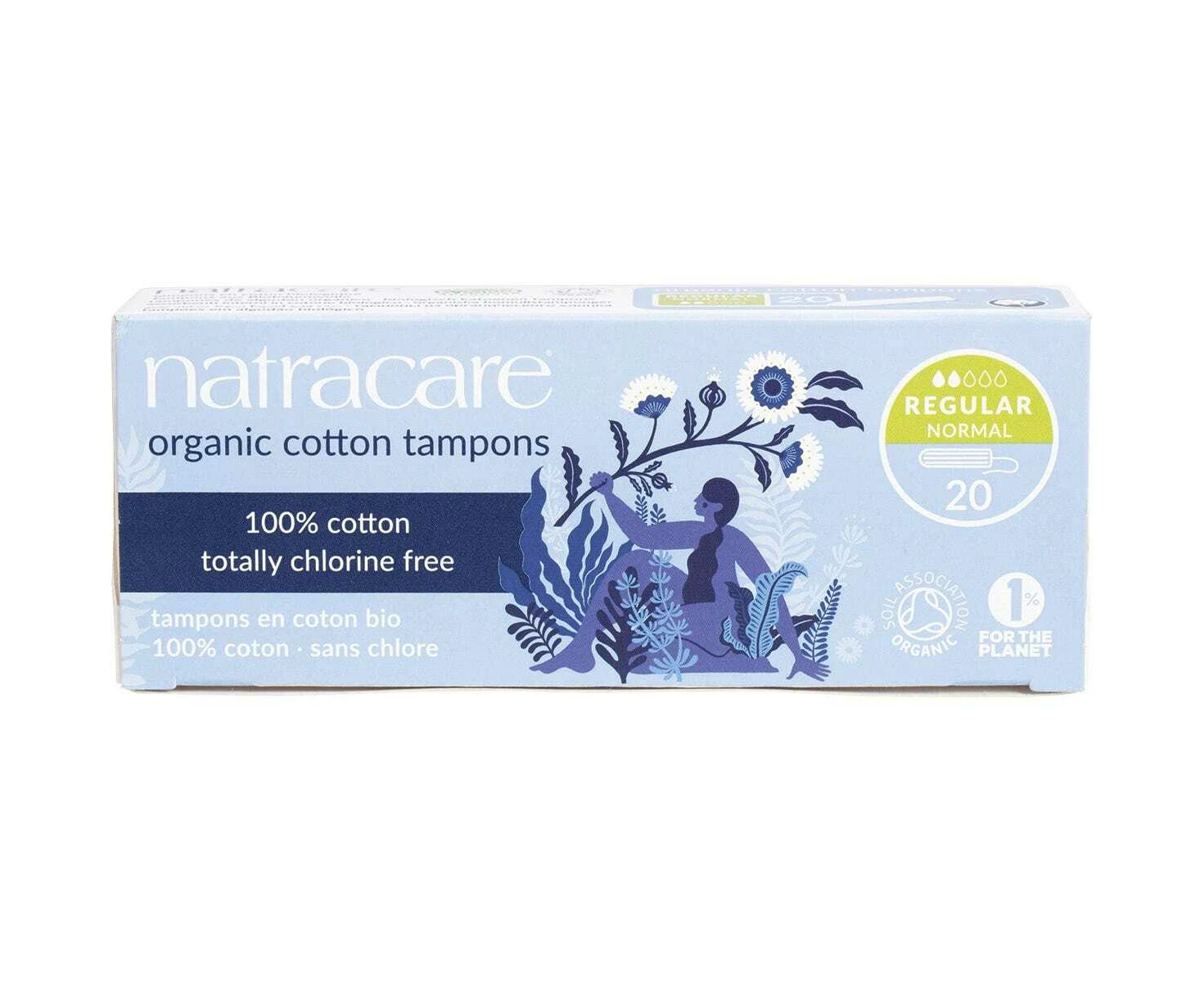 Natracare Organic Cotton Tampons Regular x 20 Pack