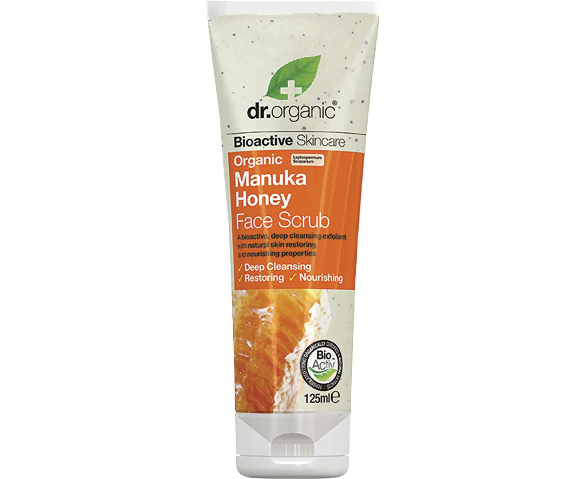 Face Scrub Organic (Manuka Honey) - 125mL