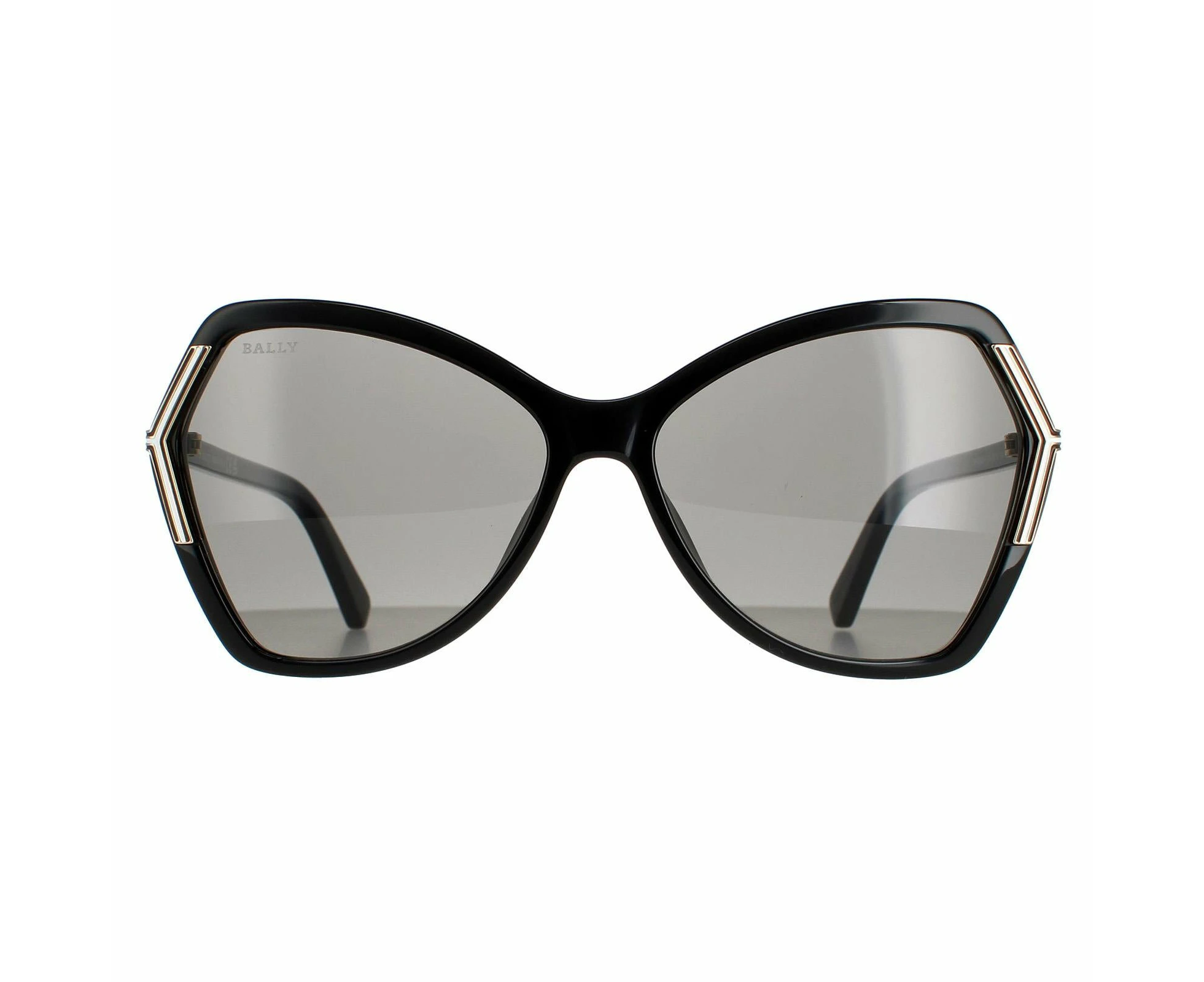 Bally Sunglasses BY0036-H 01A Black Grey