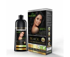Herbishh Magic Hair Colour Dye Shampoo And Argan Oil Hair Mask Bundle - Black