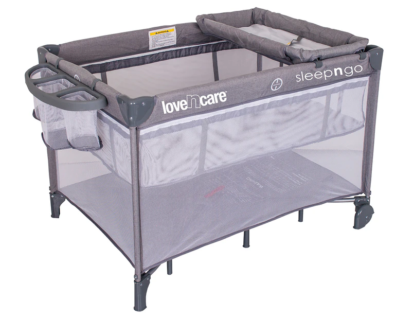 Love N Care 3 in 1 Sleep & Go Travel Portacot - Grey