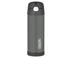 Thermos 470mL Funtainer Stainless Steel Vacuum Insulated Drink Bottle - Charcoal