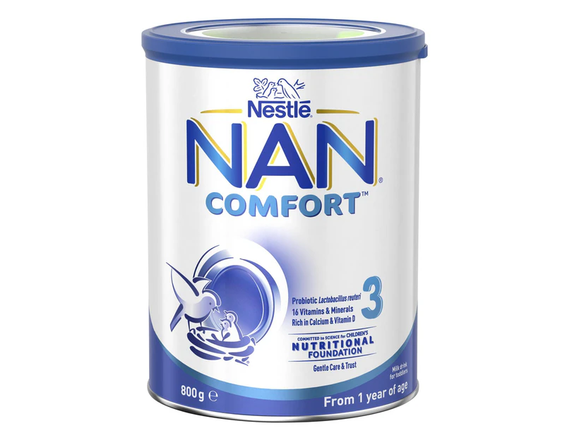 Nestlé NAN COMFORT 3 Toddler 1+ Year Milk Drink Powder 800g