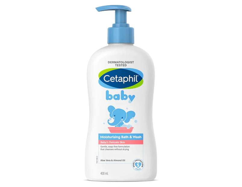 Cetaphil Baby Moisturising Bath and Wash 400ml Pump