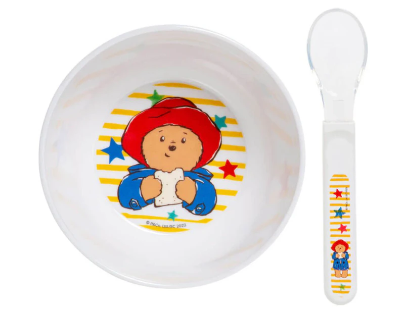 Paddington Bear First Feeding Set - White/Multi