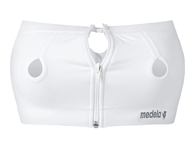 Medela Women's Easy Expression Bustier Bra - White