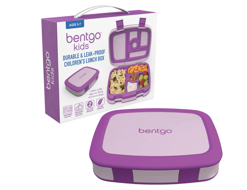 Bentgo Kids' Leak Proof Bento Lunch Box - Purple