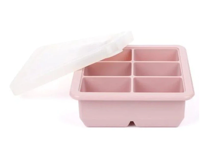 Haakaa Silicone Baby Food & Breast Milk Freezer Tray - Blush