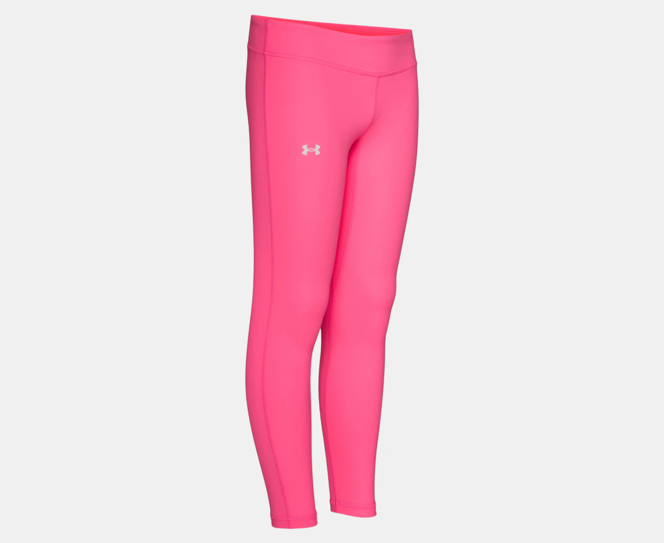 Under Armour Youth Girls' UA Motion Leggings - Pink Punk/White