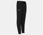 Under Armour Youth Girls' UA Armour Sport Woven Pants - Black/White