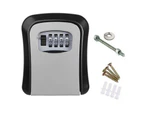 4 Digit Combination Lock Wall Mounted Key Safe Storage Box Security Home·Outdoor