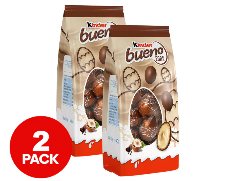 2 x Kinder Bueno Eggs 140g
