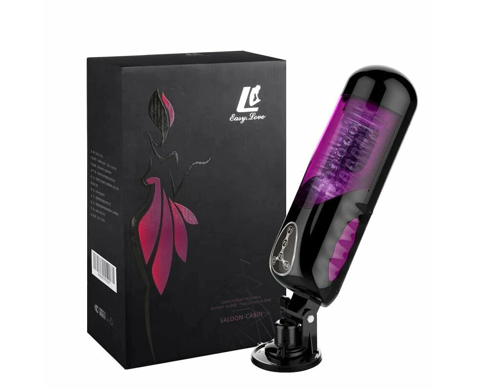 EASY LOVE First Class 4D Automatic Telescopic Rotating Male Masturbator