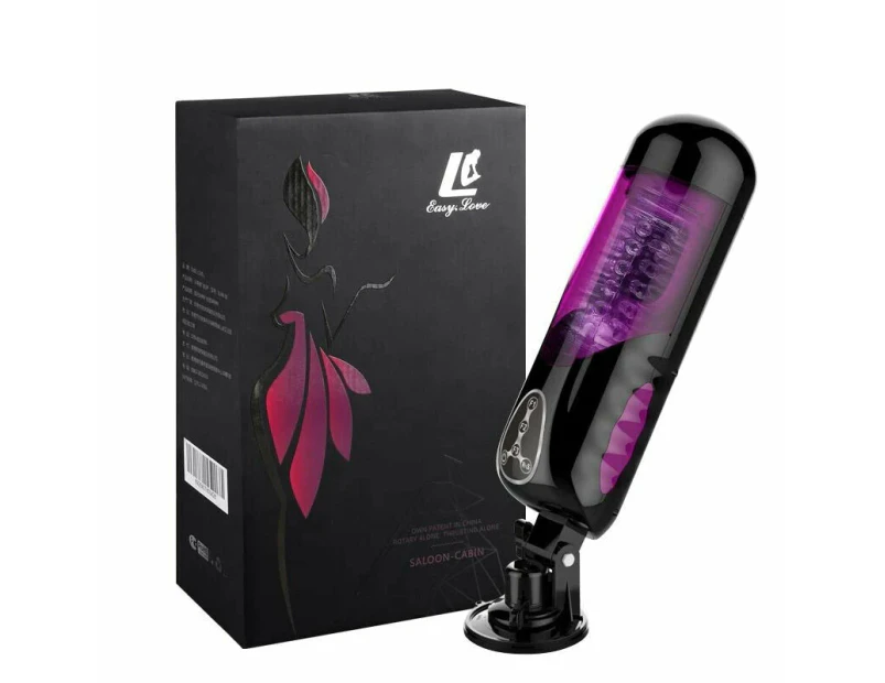 EASY LOVE First Class 4D Automatic Telescopic Rotating Male Masturbator