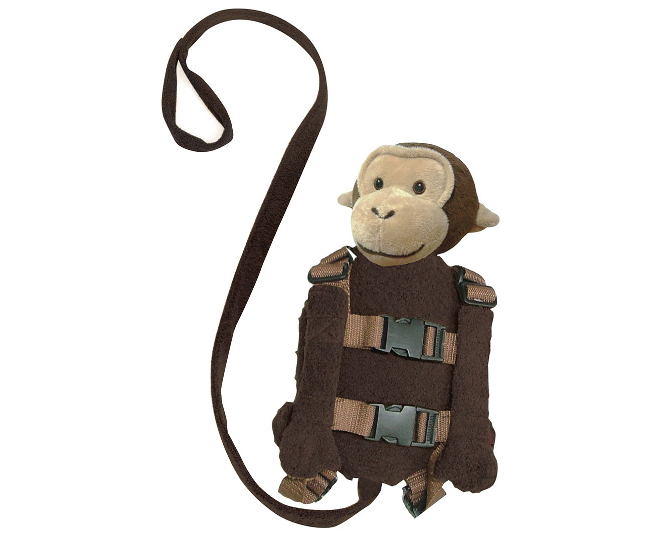 Playette 2-in-1 Monkey Buddy Harness  - Brown