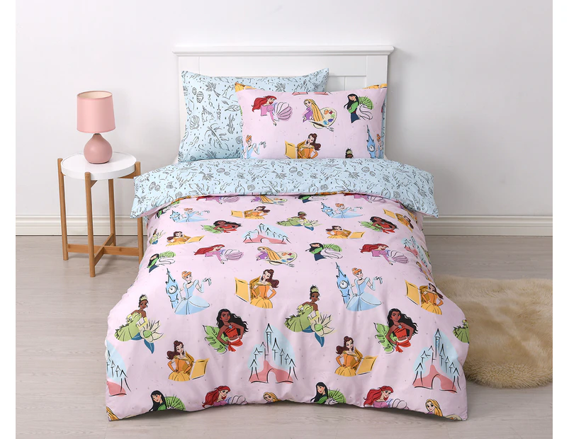 Disney Princess Quilt Cover Set - Multi
