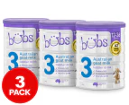 3 x Bubs Stage 3 Australian Goat Milk Toddler Drink 12-36 Months 800g