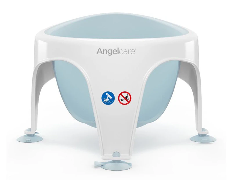 Angelcare Baby Bath Soft-Touch Ring Seat - Light Aqua