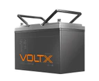 VoltX 12V 100Ah Lithium Iron Phosphate Battery LiFePO4 Built-in 100A BMS Rechargeable Deep Cycle 4WD Solar Boat RV Camping Replace SLA AGM LEAD ACID GEL