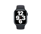 Apple Watch Series 7 (GPS) 41mm Midnight AL Case Black Band - Refurbished Grade B