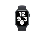 Apple Watch Series 7 (Cellular) 41mm Midnight AL Case Black Band - Refurbished Grade B