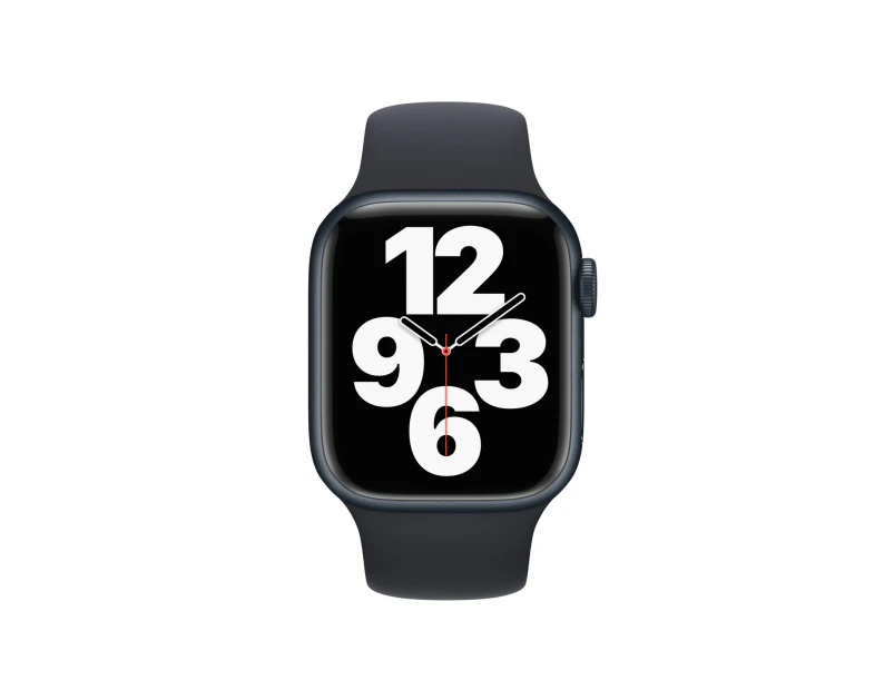 Apple Watch Series 7 (Cellular) 41mm Midnight AL Case Black Band - Refurbished Grade B