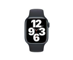 Apple Watch Series 7 (GPS) 45mm Midnight AL Case Black Band - Refurbished Grade B