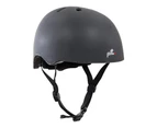 Pit Bicycle/Bike Inlaid Strap Helmet X-Small 50-54cm Adult/Kids Head Matt Black