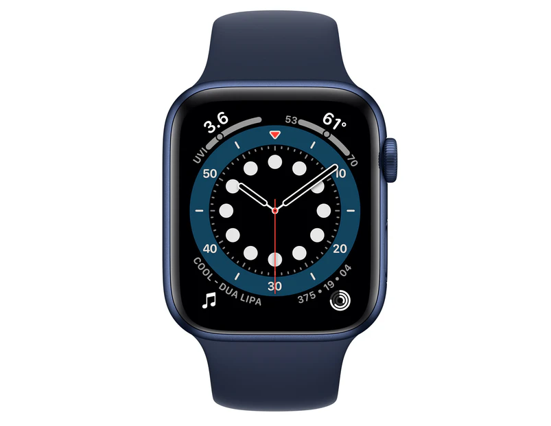 Apple Watch Series 6 (GPS) 44mm Blue Aluminium Case Blue Band - Refurbished Grade B