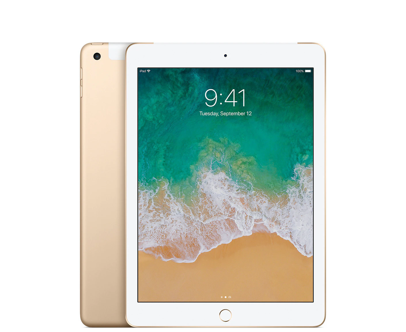 Apple iPad 5th Gen Wi-Fi + Cellular 128GB Gold - Refurbished Grade A