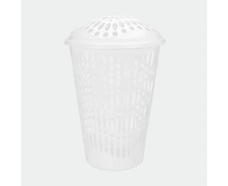 Round Laundry Hamper With Lid - Anko